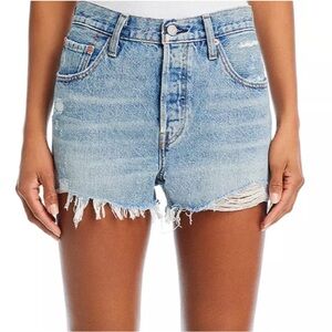 Levi 501 Original Denim Shorts Never Worn